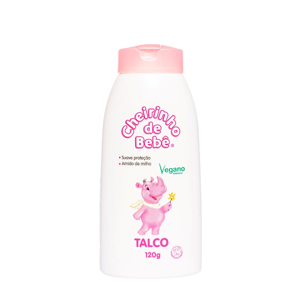 Cheirinho De Bebe Rosa Talco 120g