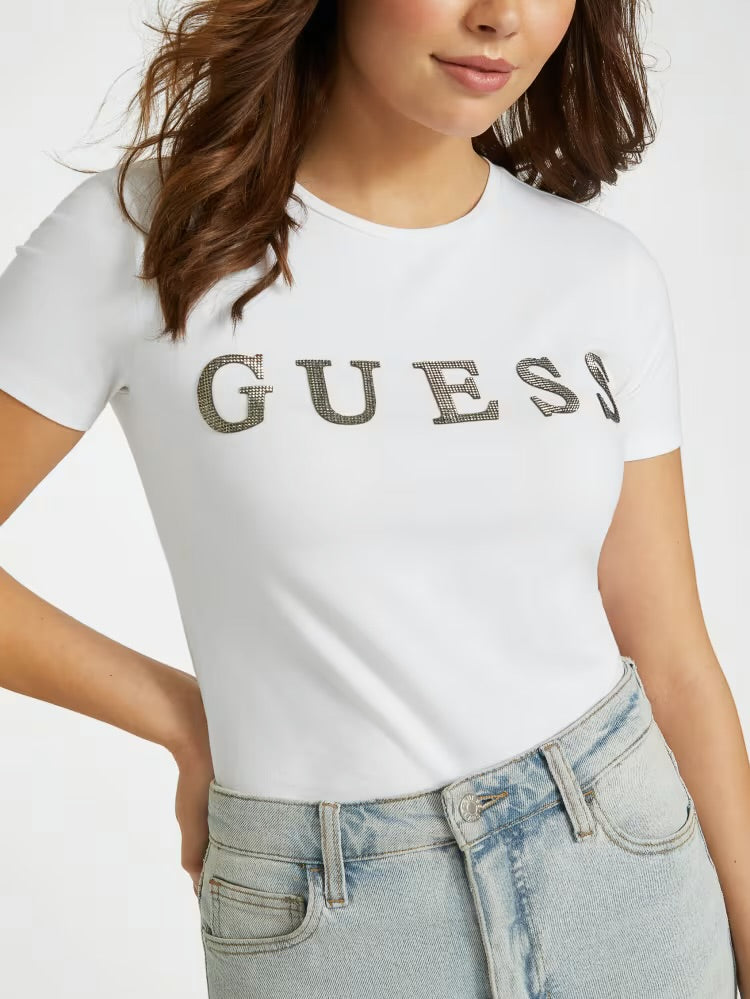 T-Shirt Pepper Metallic Logo Tee Guess