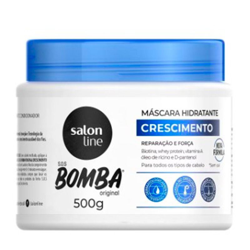 Salon Line SOS Bomba Original Máscara De Tratamento 500g