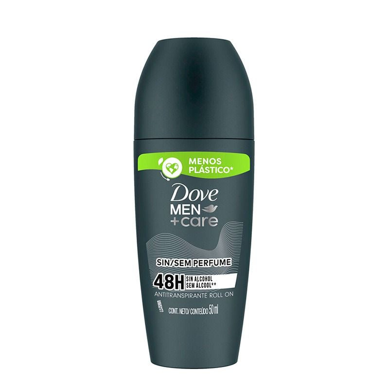 Dove Men Sem Perfume Desodorante Roll On 50ml