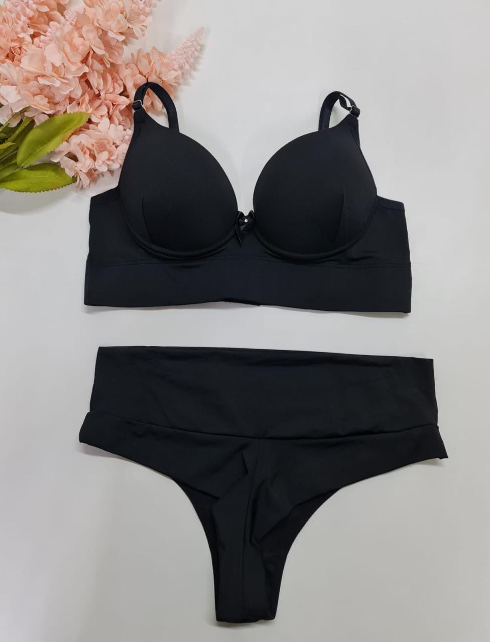 Conjunto De Lingerie Liso Prysben