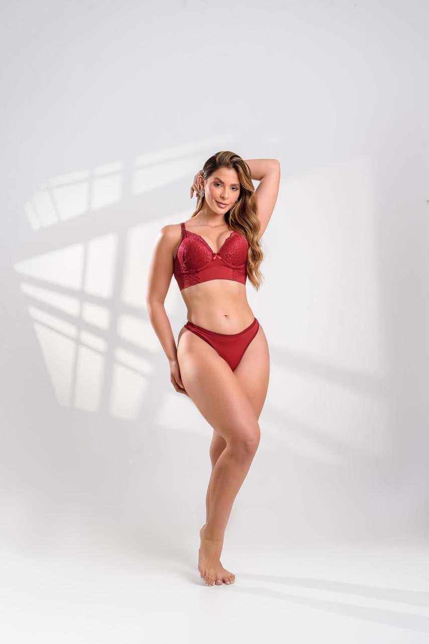 Conjunto De Lingerie Renda Prysben