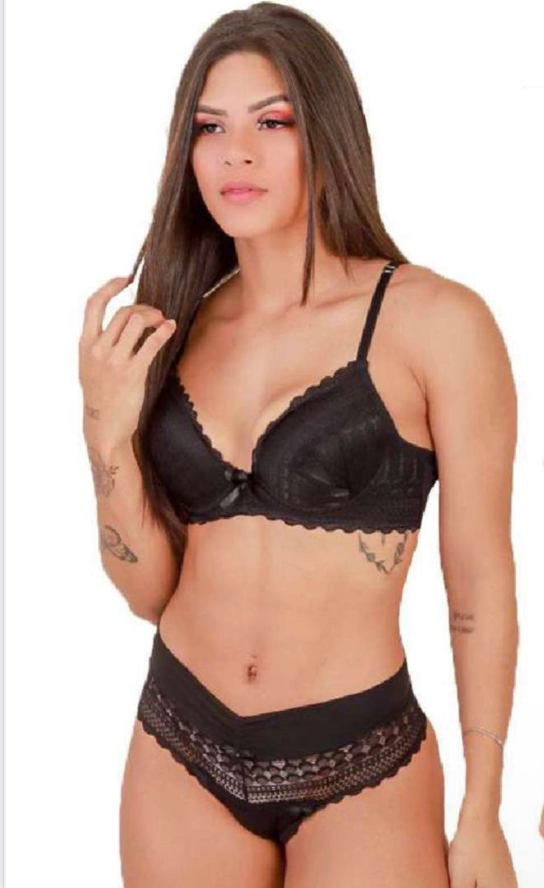 Conjunto De lingerie Renda Prysben