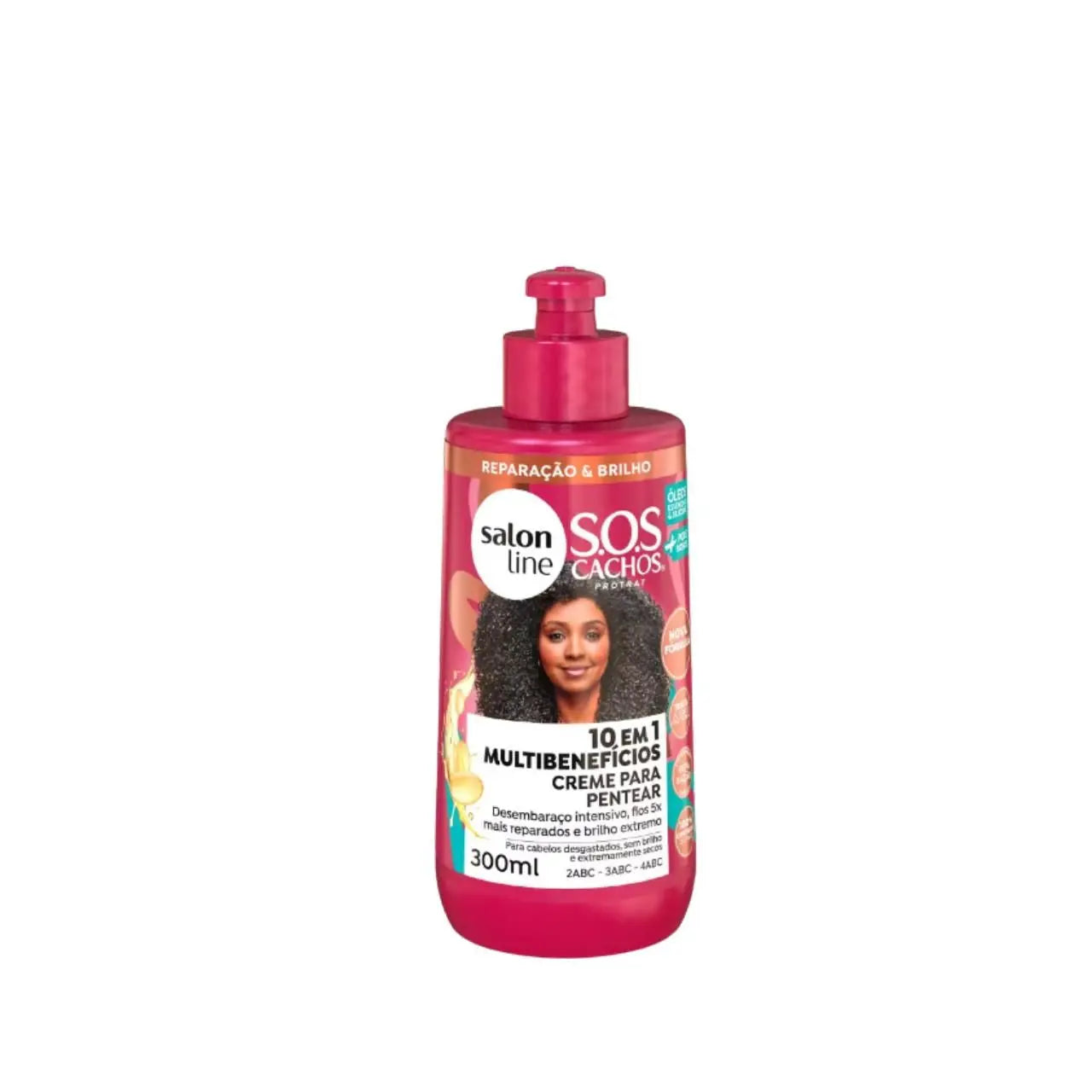 Salon Line SOS Cachos 10 em 1 multi benefícios Creme de Pentear 300ml