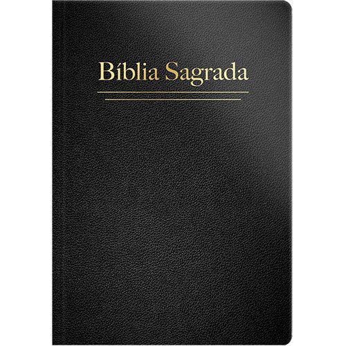 Biblia Sagrada - Letra Grande - ARC - Semi Luxo - Preta (Capa Dura) (João Ferreira de Almeida)