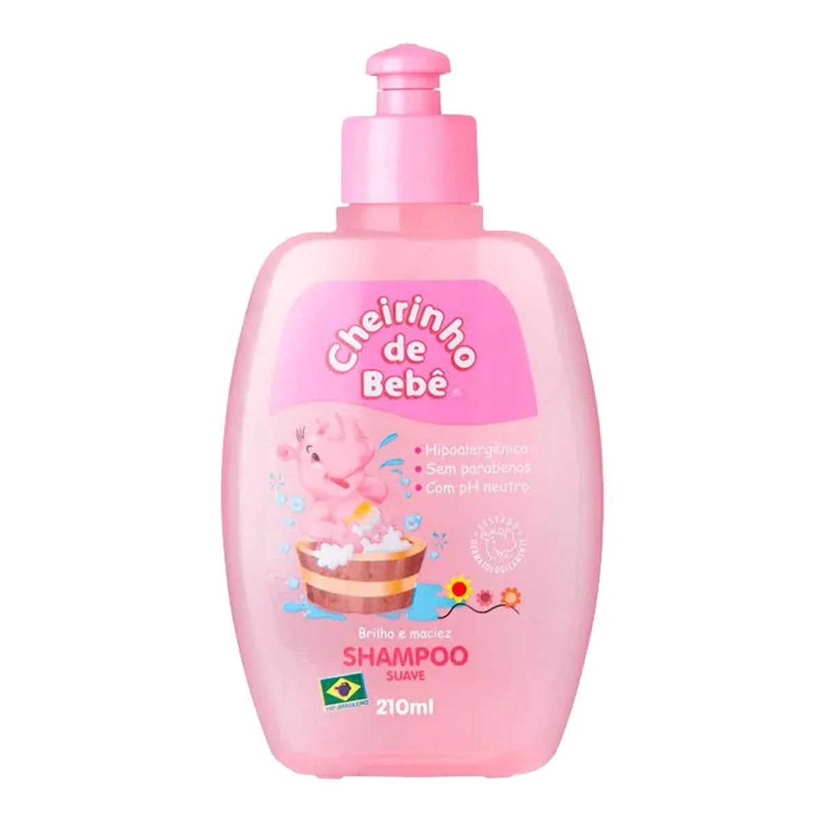 Cheirinho De Bebe Rosa Shampoo 210ml